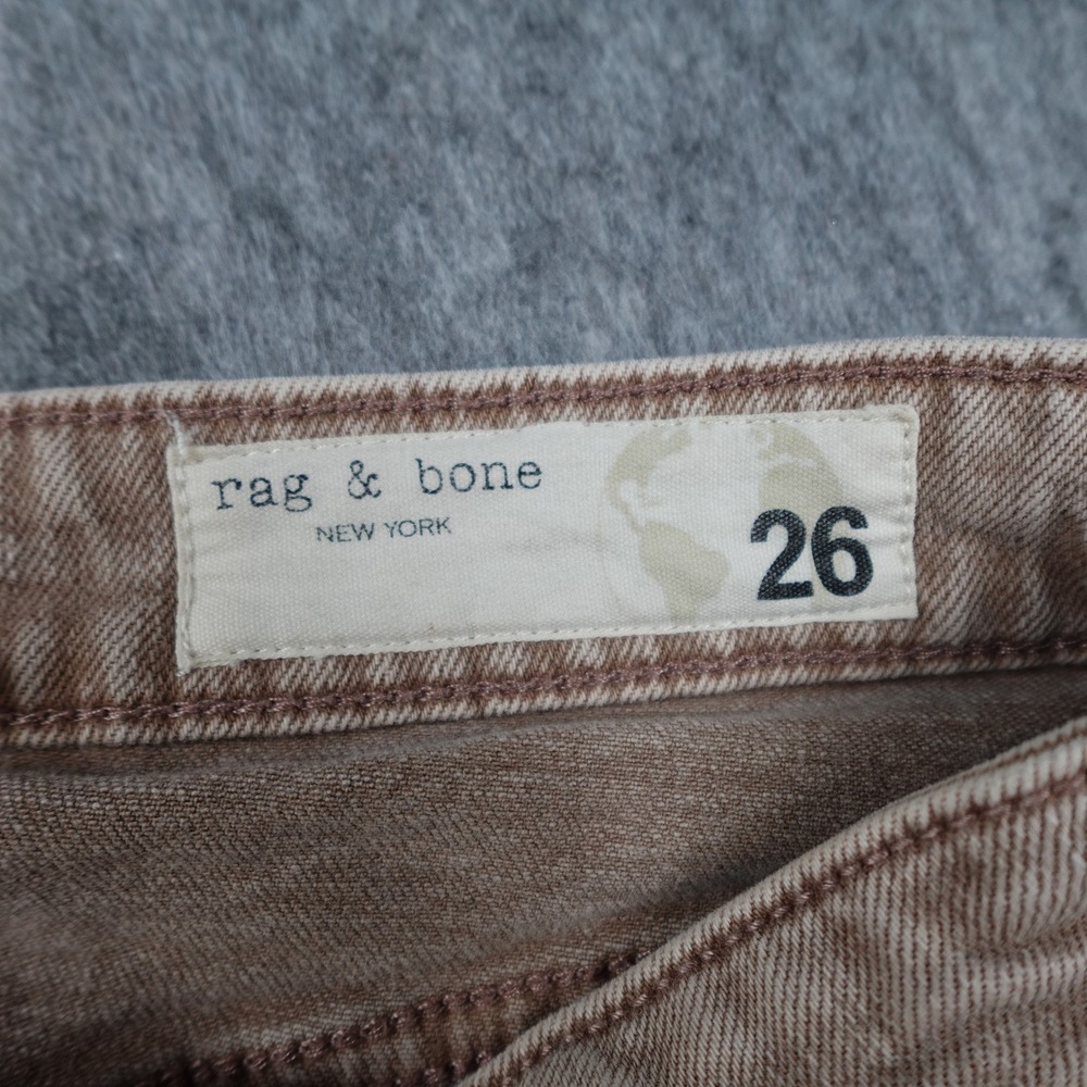 Rag Bone Jeans Women 26 Light Pink Dre Low Rise Slim Boyfriend Denim - Picture 9 of 15
